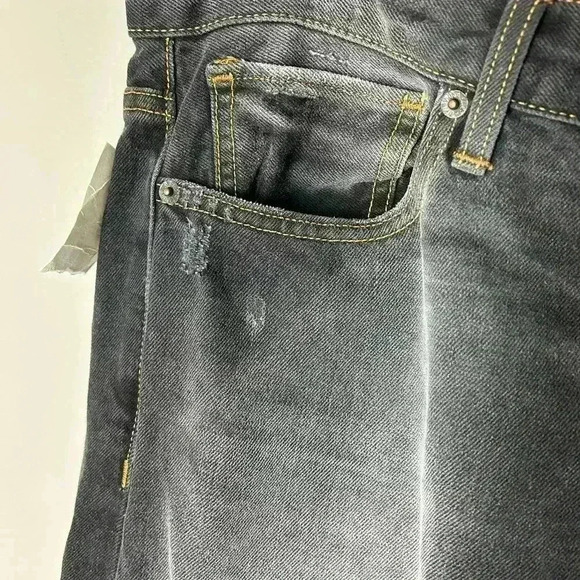 Fourth of November Jeans NWT Men’s 34 x 34 Jeans Black Stonewashed Distressed - Picture 7 of 16
